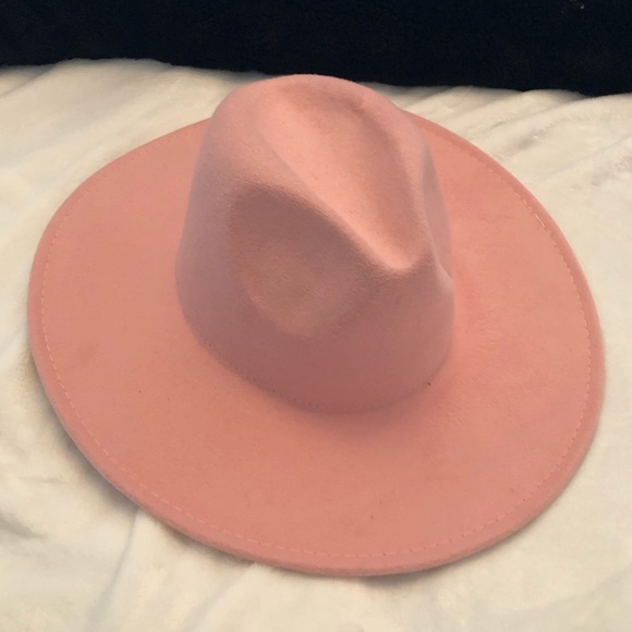 pink felt cowboy hat